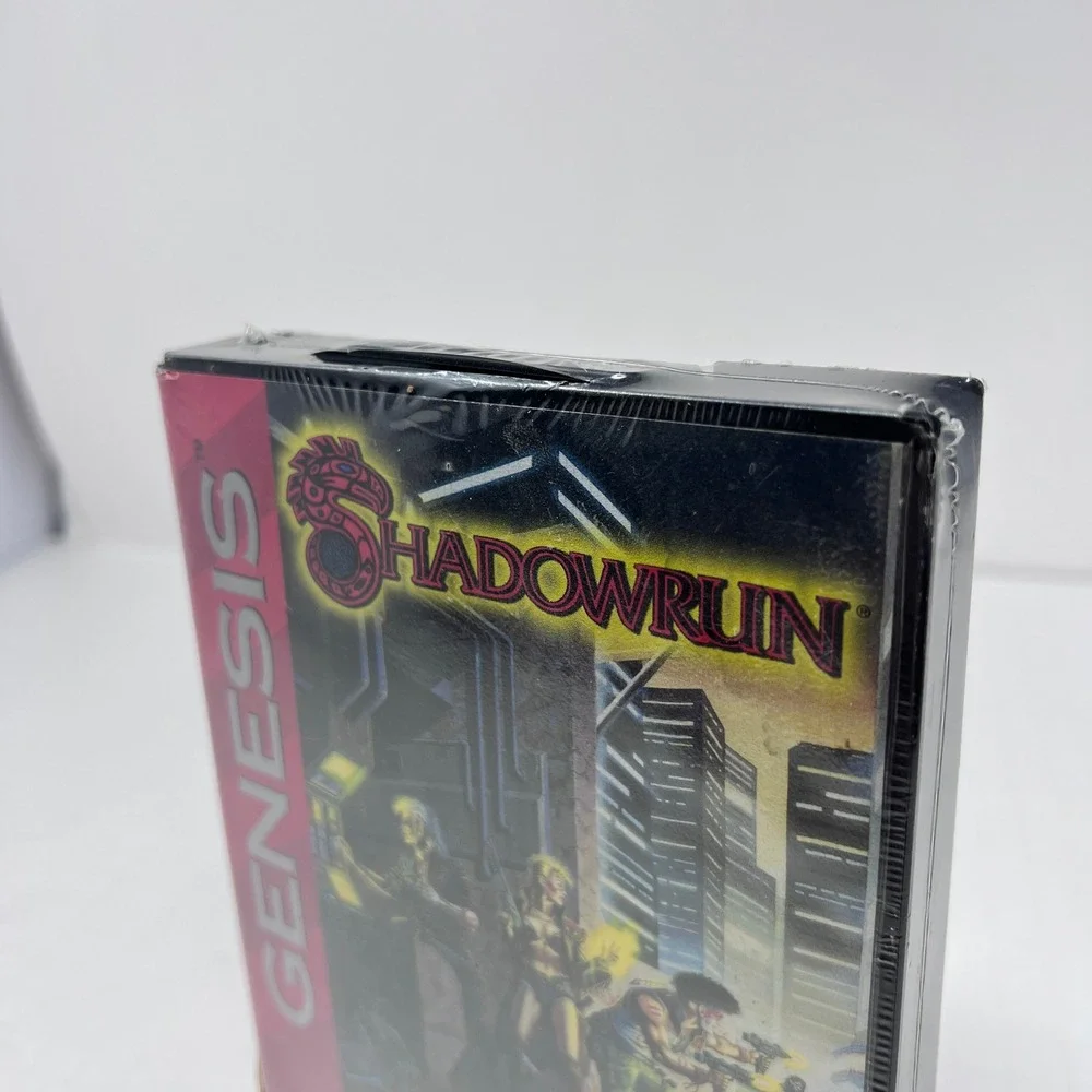 Sega Shadowrun Sega Genesis Black Red Cyberpunk RPG Sealed MA13 1994 Game